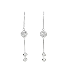 PT900 Bông tai kim cương 0.38CT - Hàng hiệu Chính hãng