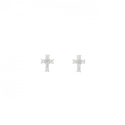 Bông tai kim cương PT900 hình chữ thập 0.26CT - Hàng hiệu chính hãng