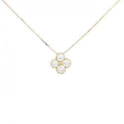 K18YG Dây chuyền kim cương 0.503CT F SI1 VG-GOOD - Hàng hiệu Chính hãng