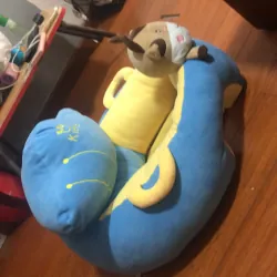 Ghế bông tập ngồi hình bò sữa cho bé từ 6 tháng còn khá mới !!! 753266