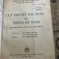 Lý thuyết xác suất & thống kê toán, 330 trang; 1996 1010705