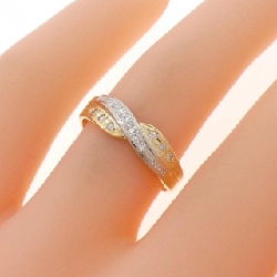 Nhẫn kim cương K18YG/PT900 0.07CT - Hàng hiệu Authentic 852311