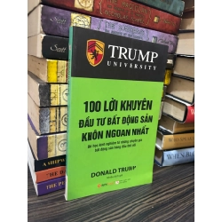 100 lời khuyên bất động sản khôn ngoan nhất - Donald Trump