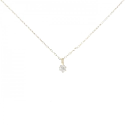 Dây chuyền kim cương K18YG 0.05CT - Hàng hiệu Chính hãng