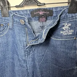 Quần jeans nữ Beverly Hills Polo Club slim fit màu xanh đậm 734226