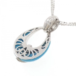 K18WG Mặt dây chuyền Turquoise - Hàng hiệu Chính hãng 847571