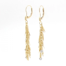 K18YG/K18WG Bông tai kim cương - Hàng hiệu Authentic 869265