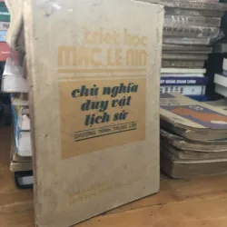 Triết học Mác Lê Nin chủ nghĩa duy vật lịch sử 