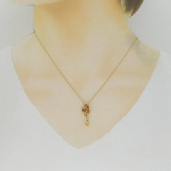 416YG/K18YG Mặt dây chuyền đá màu - Hàng hiệu Authentic 859457