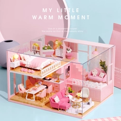 BÁN GấP Bộ Mô hình nhà búp bê CUTEROOM diy Doll House Miniature A Little Warm Moment 366503