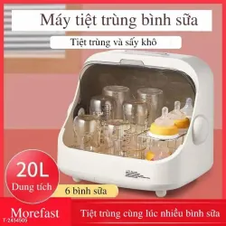 MÁY TIỆT TRÙNG VÀ SẤY KHÔ BÌNH SỮA UV MOREFAST DUNG TÍCH LỚN, TIỆT TRÙNG 