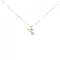 K18PG Blue Topaz Necklace - Hàng hiệu Authentic