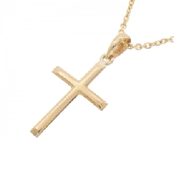 K18YG Dây chuyền hình chữ thập - Hàng hiệu Chính hãng 858523