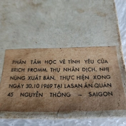 Phân tâm học về tình yêu | Erich Fromm | 1969 526360