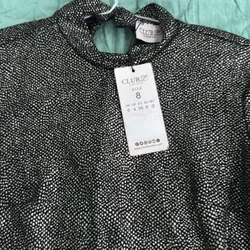 Dầm thu ôm body xuất xứ London nước anh màu đen ánh đồng mới 100% 575124