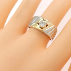 Nhẫn kim cương K18YG/PT900 0.439CT - Hàng hiệu Authentic 849150