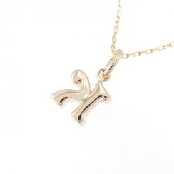 K18PG Chữ cái K Dây chuyền kim cương 0.11CT - Hàng hiệu Chính hãng 859089