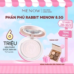 Phấn phủ Menow bản thường chính hãng màu E03-trắng sáng tặng phấn má(ib gửi bill) 522247