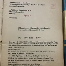Sổ tay điều trị nội khoa, 2 tập, dịch từ tiếng Pháp, lưu hành nội bộ của Đại học Y dược 707086