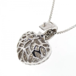 K18WG Dây chuyền kim cương hình trái tim 1.00CT - Hàng hiệu Chính hãng 865492