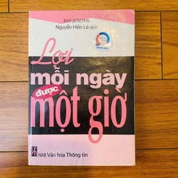 Lợi mỗi ngày được một giờ - Ray Josehphs - Nguyễn Hiến Lê dịch - 2000 #TAKE