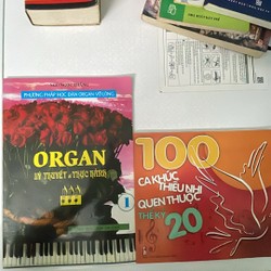 Combo sách 100 ca khúc thiếu nhi và sách Organ lý thuyết và thực hành 138314