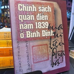 CHÍNH SÁCH QUÂN ĐIỀN NĂM 1839 Ở BÌNH ĐINH