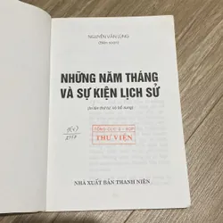 NHỮNG NĂM THÁNG VÀ SỰ KIỆN LỊCH SỬ (XB 2006) 597870