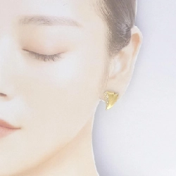 Bông tai kim cương 750YG - Hàng hiệu Authentic 870314