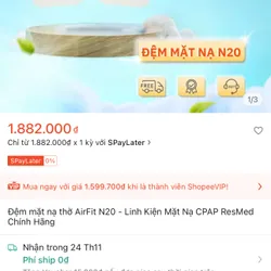 Máy Trợ Thở ResMed AirSense 10 Autoset 705084