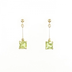 K18YG Peridot Bông tai - Hàng hiệu Chính hãng
