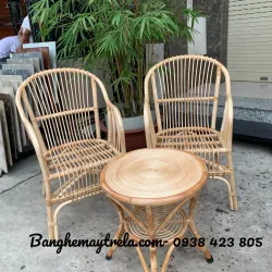 Ghế mây đơn tự nhiên 591058