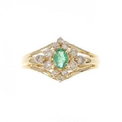 Nhẫn Emerald K18YG 0.10CT - Hàng hiệu Chính hãng 848383