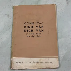Công tác binh vận địch vận ở tiểu đoàn và đại đội - 1973s