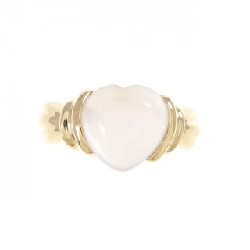 Nhẫn K18YG hình trái tim đá hồng ngọc - Hàng hiệu Authentic 854525