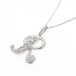 Dây chuyền kim cương chữ cái R PT900/PT850 0.10CT - Hàng hiệu Chính hãng 862419