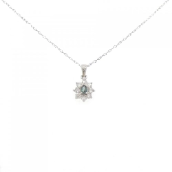 Dây chuyền Alexandrite PT900/PT850 0.13CT - Hàng hiệu Authentic