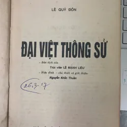 ĐẠI VIỆT THÔNG SỬ - LÊ QUÝ ĐÔN 716039