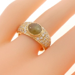 Nhẫn K18YG Chrysoberyl Cat's Eye 2.25CT - Hàng hiệu Chính hãng 846648