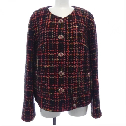 Áo khoác không cổ CHANEL P73176V64615