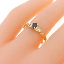 Nhẫn Sapphire K18YG 0.25CT - Hàng hiệu Chính hãng 854640