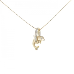 Dây chuyền kim cương 14KYG/K18YG - Hàng hiệu Authentic