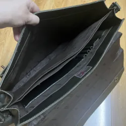 Cặp nam 37x29x9 công sở da thật 2hand 996739