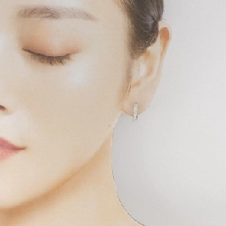 Bông tai kim cương PT950 0.25CT một bên - Hàng hiệu Authentic 872820