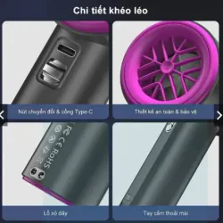 Quạt sạc cầm tay mini gió mạnh,100 tốc độ gió 991654