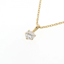 K18YG Solitaire Dây chuyền kim cương 0.10CT - Hàng hiệu Chính hãng 859627