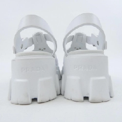 Giày sandal cao cấp PRADA với logo hình tam giác 1X853M bằng cao su - Hàng hiệu Authentic 828762