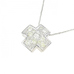 K18WG Dây chuyền kim cương chéo 0.30CT - Hàng hiệu Chính hãng 863093