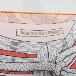 Khăn lụa hai mặt BRANDEBOURGS FLEURIS của Hermès 625550