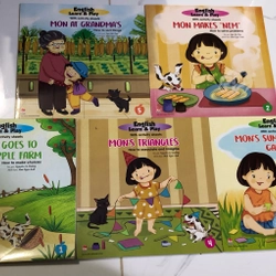 Sách  truyện  ngoại  văn - Bộ 5 cuốn truyện ngoại văn cho trẻ: English Learn & Play (mới) 276539